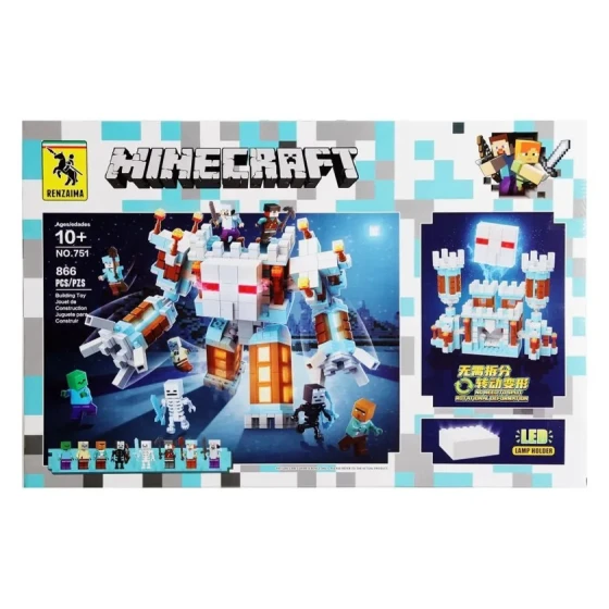 Minecraft Ice Castle Golem Konstruktoru, 866 ədəd renzaima_751_866 Minecraft Ice Castle Golem Konstruktoru, 866 ədəd renzaima_751_866