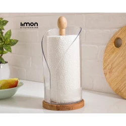 Подставка для бумажных полотенец Limon Kitchenwere BHD2016025, акрил, прозрачная