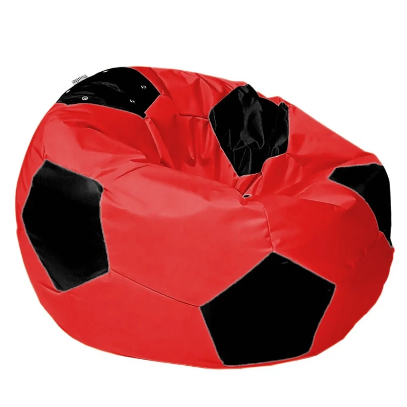 Пуфик DTOXL019, черный/красный, 95x95 см Пуфик DTOXL019, черный/красный, 95x95 см