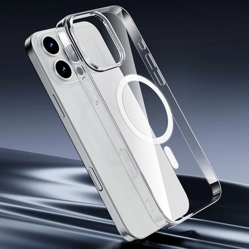 Çexol Wiwu YXK-207 Invisible Pro Sert PC iPhone 16 Pro Max üçün, Transparent