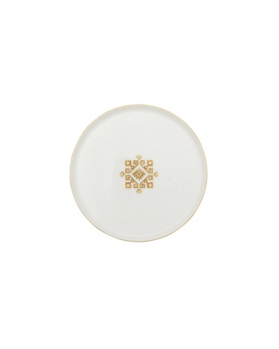 Boşqablar dəsti Porland Arabesque, 21 sm, farfor, ağ, 6 əd
