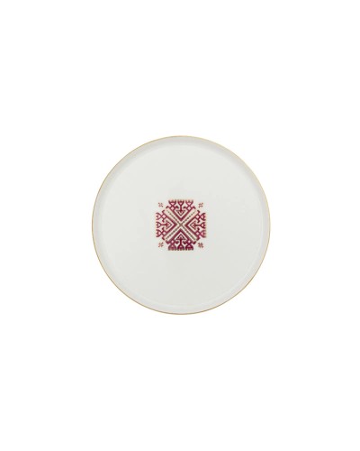 Boşqablar dəsti Porland Arabesque, 21 sm, farfor, ağ, 6 əd