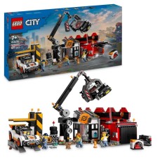 Konstruktor LEGO City Scrapyard with Cars 60472, 871 parça, 7 yaşdan