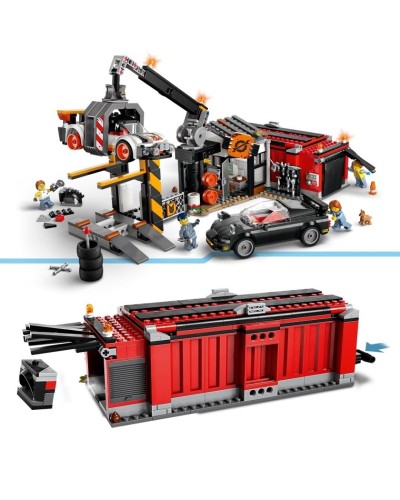 Konstruktor LEGO City Scrapyard with Cars 60472, 871 parça, 7 yaşdan