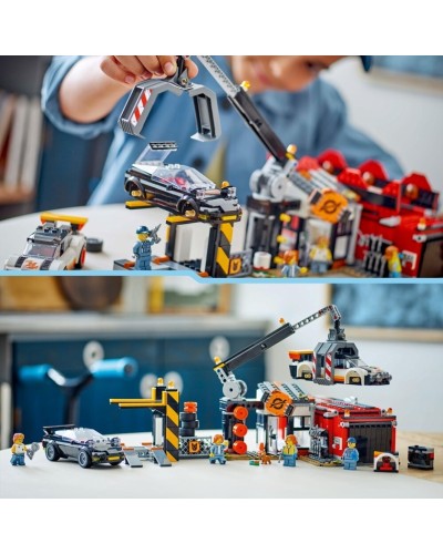 Konstruktor LEGO City Scrapyard with Cars 60472, 871 parça, 7 yaşdan