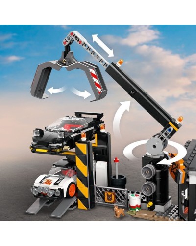 Konstruktor LEGO City Scrapyard with Cars 60472, 871 parça, 7 yaşdan
