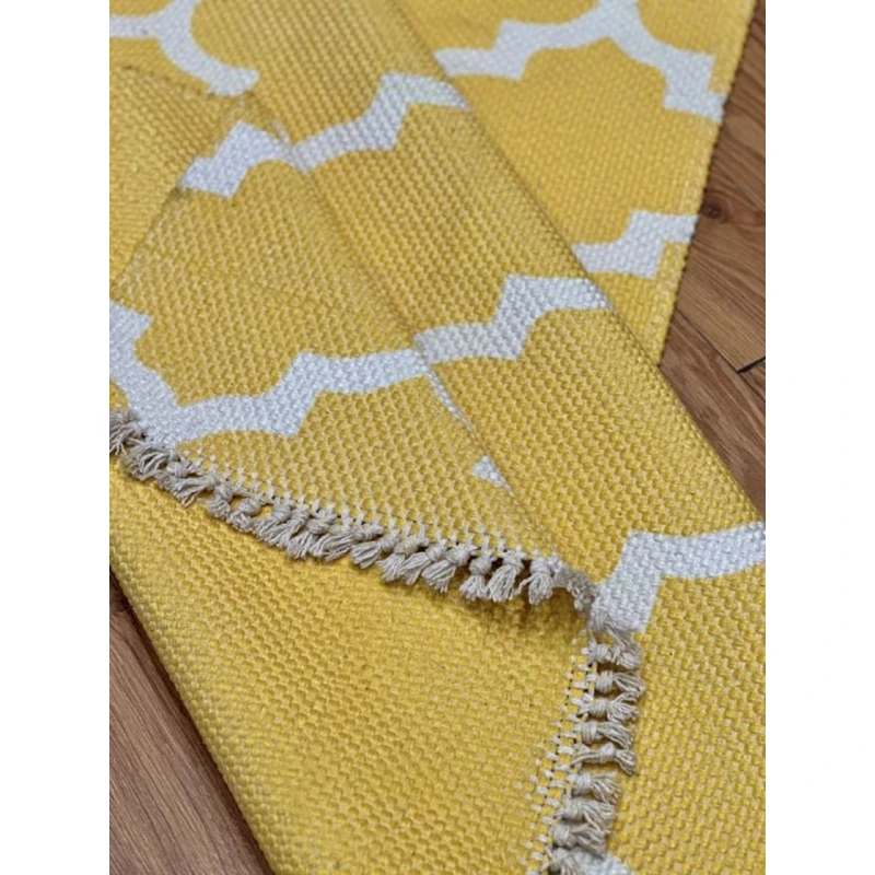 Ковер Natural halı Bodrum BODKILIM, 120х180 см, полиэстер, желтый Ковер Natural halı Bodrum BODKILIM, 120х180 см, полиэстер, желтый