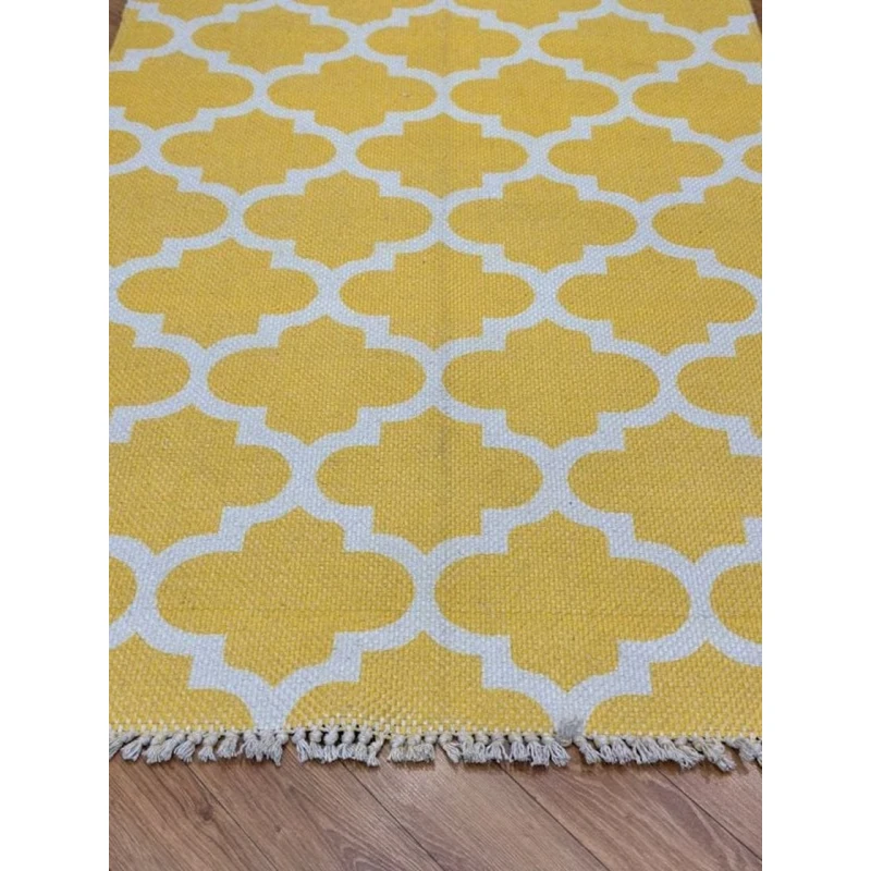 Ковер Natural halı Bodrum BODKILIM, 120х180 см, полиэстер, желтый Ковер Natural halı Bodrum BODKILIM, 120х180 см, полиэстер, желтый