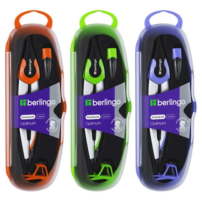 Готовальня Berlingo Optimum DS_00303, 135 мм, товар в ассортименте Готовальня Berlingo Optimum DS_00303, 135 мм, товар в ассортименте