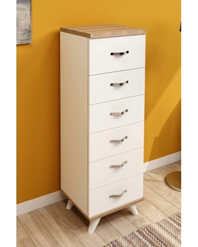 Комод Ev Plus 12116075, ЛДСП, 45x36x132 см