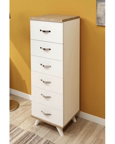 Комод Ev Plus 12116075, ЛДСП, 45x36x132 см