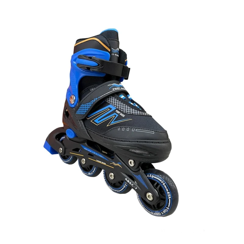 Roliklər uşaqlar üçün 8902A, ölçü М, göy/qara