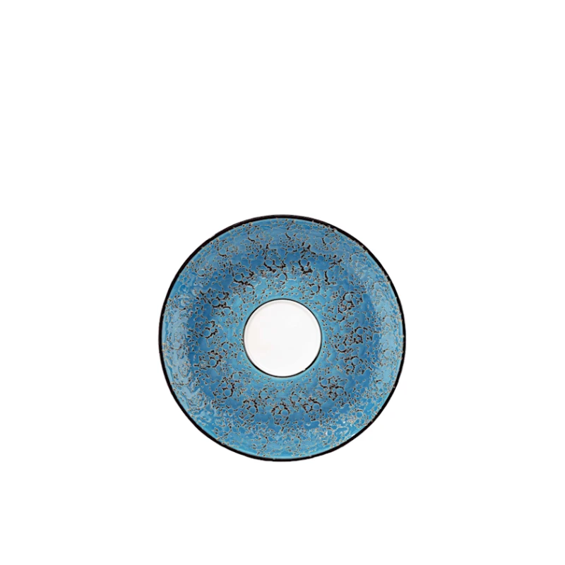 Блюдце Wilmax Splash Blue WL‑667636/B, круглое, 15 см, фарфор, голубое Блюдце Wilmax Splash Blue WL‑667636/B, круглое, 15 см, фарфор, голубое