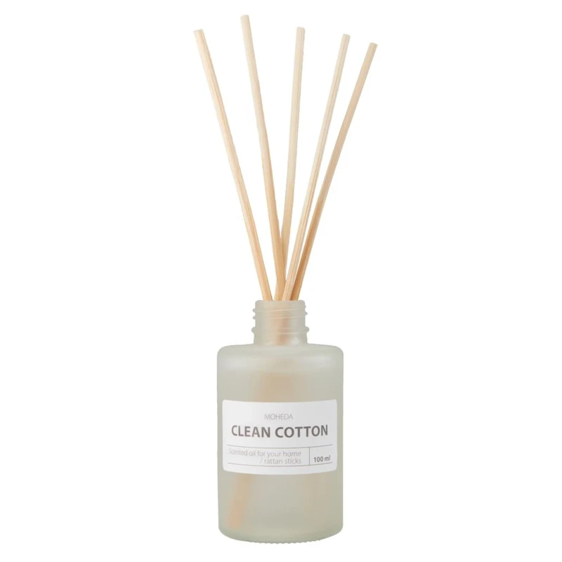 Ароматический диффузор JYSK Moheda с ароматом хлопка, 100 мл Ароматический диффузор JYSK Moheda с ароматом хлопка, 100 мл