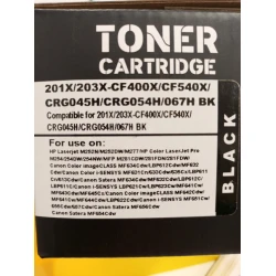 Тонер-картридж BrighTTone 201X/203X-CF400X/CF540X/CRG045H/CRG054H/067H Black