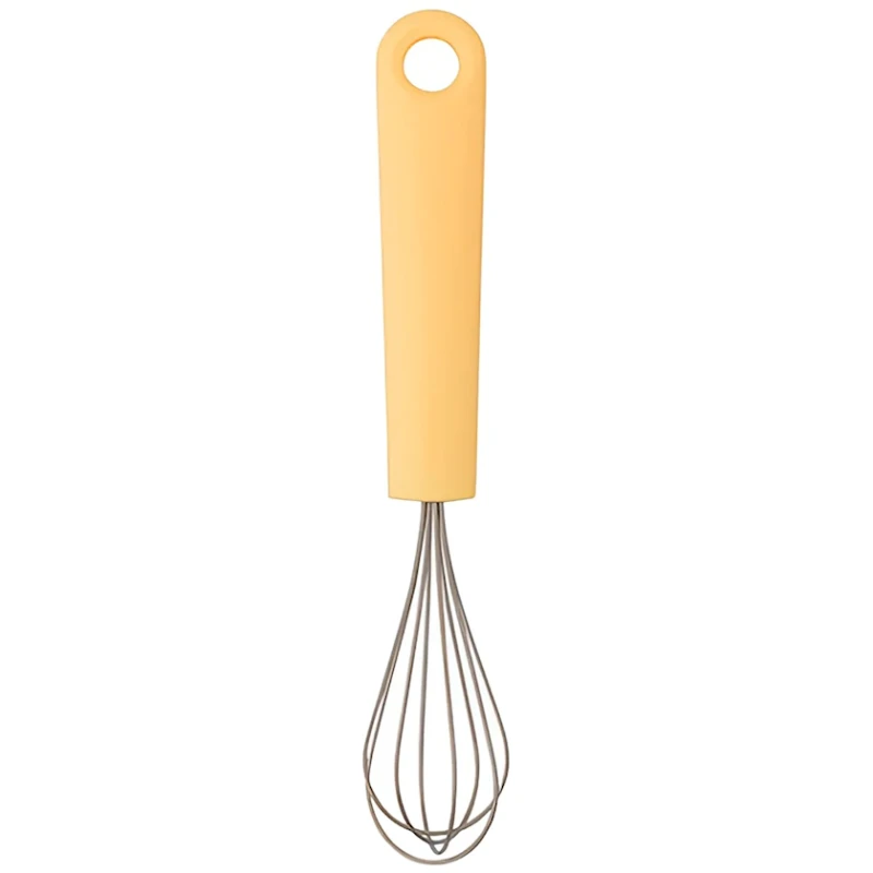 Венчик Brabantia IN-0076002, 20.4, нержавеющая сталь/пластик, желтый Венчик Brabantia IN-0076002, 20.4, нержавеющая сталь/пластик, желтый