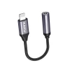 Переходник Kakusiga KSC-428 Lightning to 3.5 mm Black Переходник Kakusiga KSC-428 Lightning to 3.5 mm Black