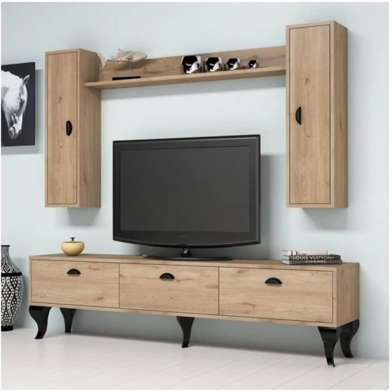 Тумба под ТВ 032, ЛДСП, коричневая Тумба под ТВ 032, ЛДСП, коричневая