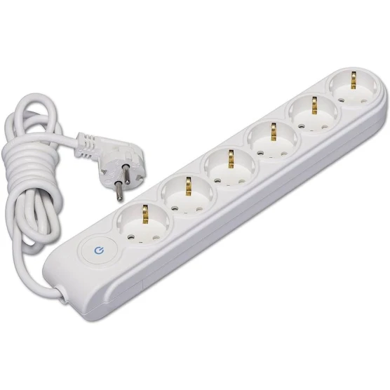 Удлинитель Makel N6310043, 3 м, 6-розеточный Удлинитель Makel N6310043, 3 м, 6-розеточный