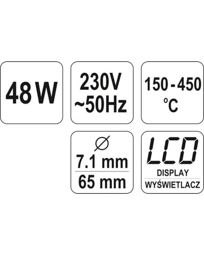 Elektrik lehim Yato YT-82455