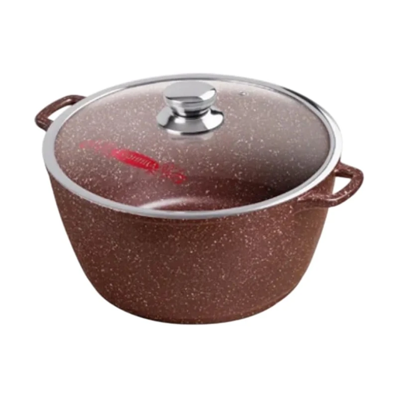 Кастрюля Горница, алюминий, коричневая, 8 л