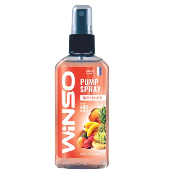 Ароматизатор для автомобиля Winso Pump Spray Tutti Frutti 75мл (531440) Ароматизатор для автомобиля Winso Pump Spray Tutti Frutti 75мл (531440)