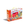 Lokomotiv Domino Train, qırmızı, 16х10х7 sm, 3+ yaş