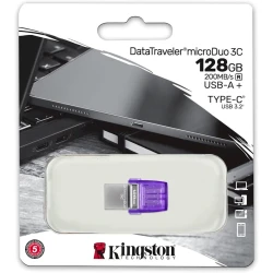 Флешка Kingston DataTraveler microDuo 3C 128 GB (DTDUO3CG3/128GB)