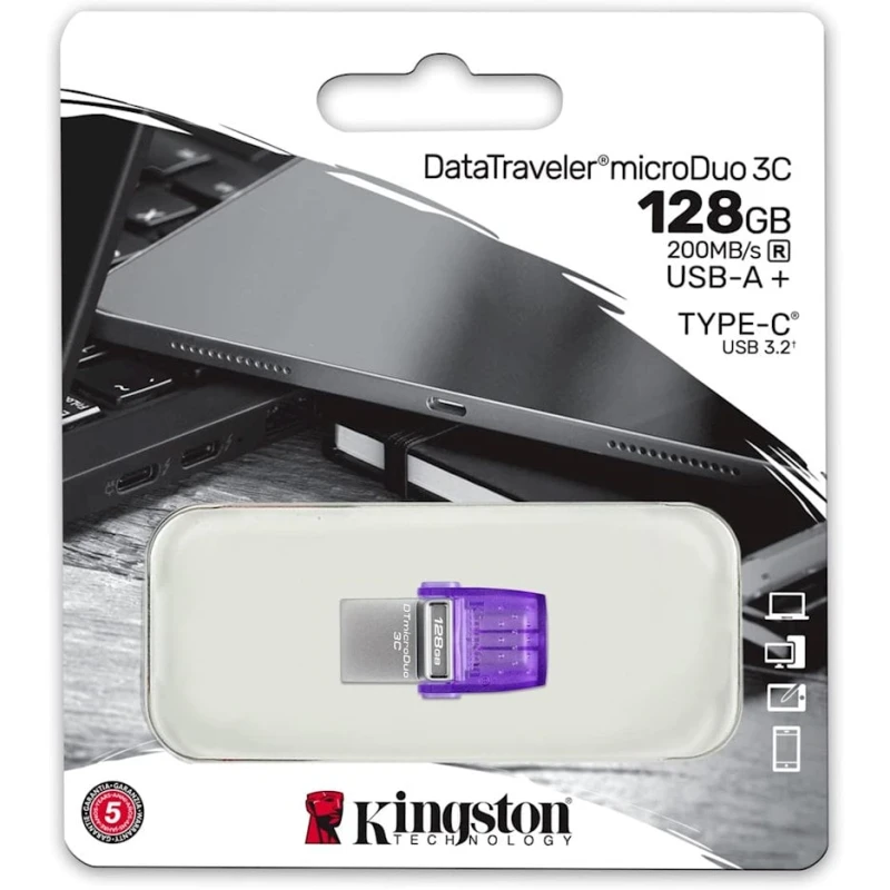 Флешка Kingston DataTraveler microDuo 3C 128 GB (DTDUO3CG3/128GB) Флешка Kingston DataTraveler microDuo 3C 128 GB (DTDUO3CG3/128GB)