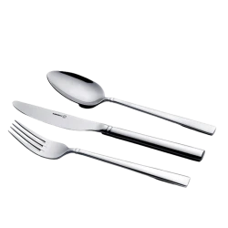 Набор столовых приборов Korkmaz Sile A2530 на 6 персон 24 предмета, нержавеющая сталь, серебристый