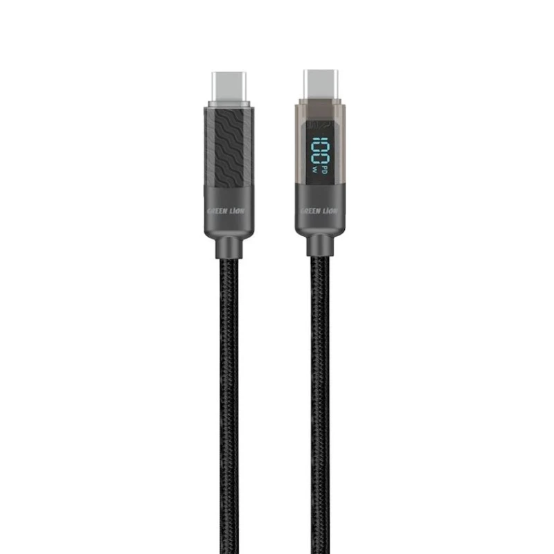 Кабель Green Lion Digital Display Cable USB-C to USB-C Black