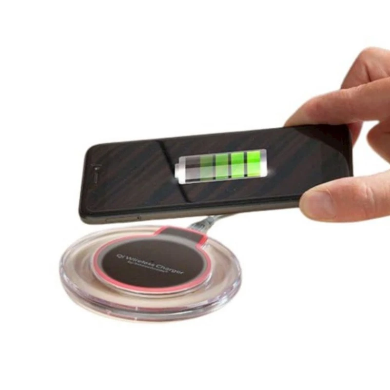 Беспроводное зарядное устройство InnovaGoods Qi V0101026, Прозрачный Беспроводное зарядное устройство InnovaGoods Qi V0101026, Прозрачный