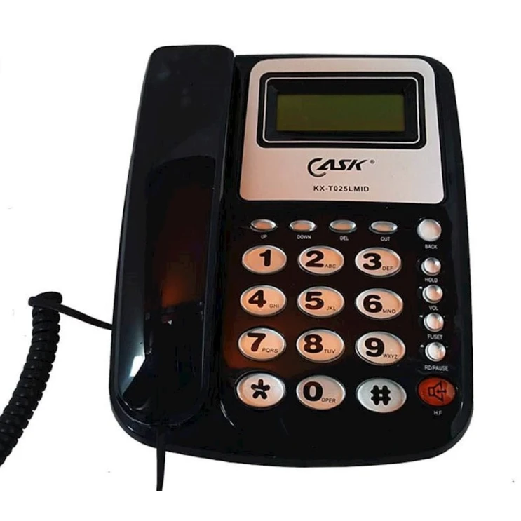 Телефон Cask KX-T025LMID Black Телефон Cask KX-T025LMID Black