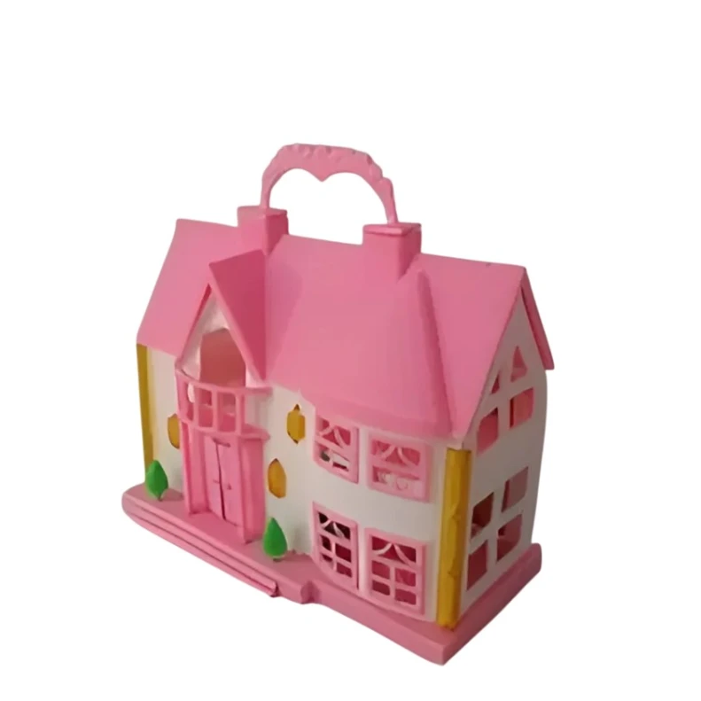 Kukla evi E225588N, plastik, 25x40 sm, çəhrayı