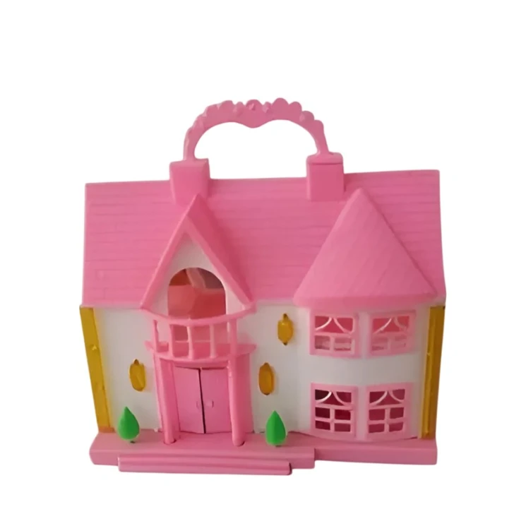 Kukla evi E225588N, plastik, 25x40 sm, çəhrayı