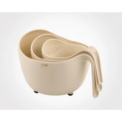 Набор сит Limon Kitchenware OP-LI19, пластик, 3 шт, белый