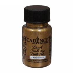 Акриловая краска-металлик Cadence Dora Metallic Paint 171 Peridot Gold 50 мл