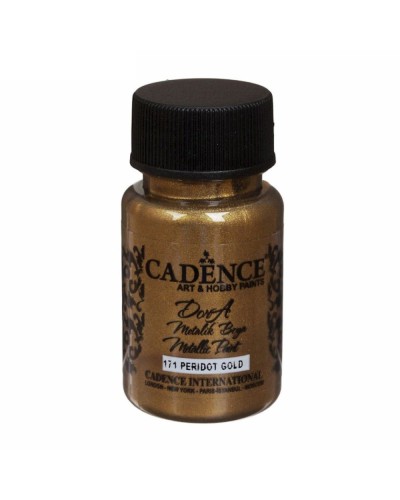 Akril boya-metallik Cadence Dora Metallic Paint 171 Peridot Gold 50 ml