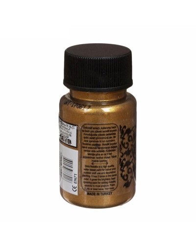 Akril boya-metallik Cadence Dora Metallic Paint 171 Peridot Gold 50 ml