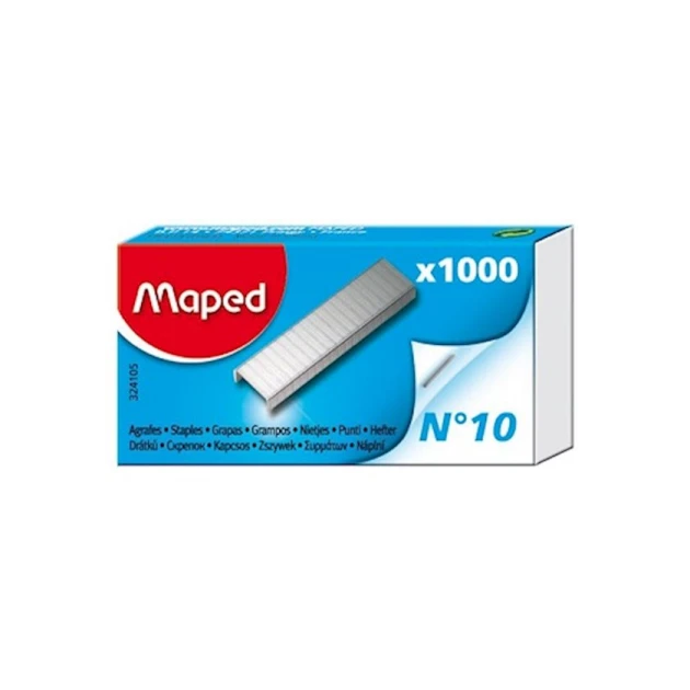 Скобы Maped, №10, 1000 шт Скобы Maped, №10, 1000 шт