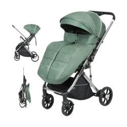 Детская коляска Kidilo Z8F, зеленая