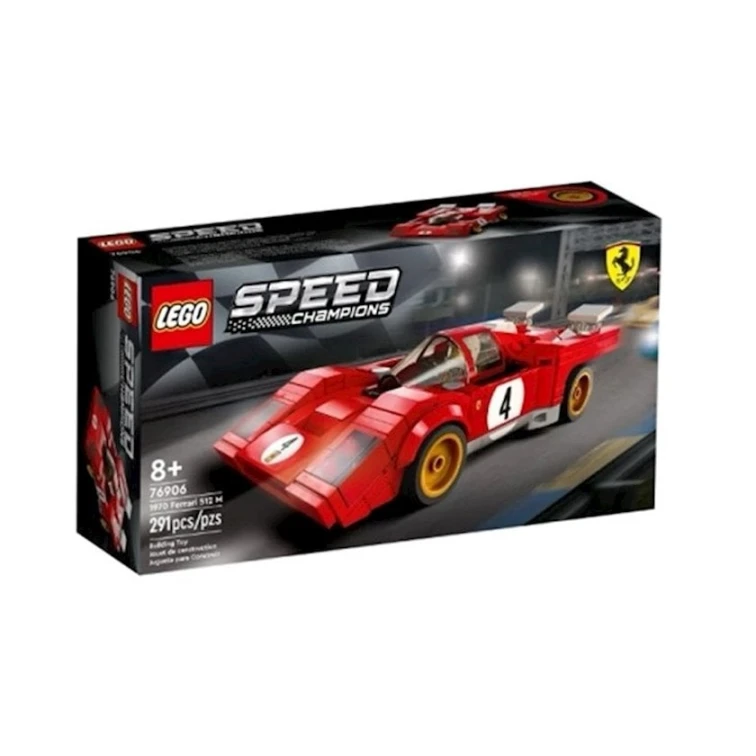 Конструктор LEGO Speed Champions 1970 Ferrari 512 M 76906, 8+ лет, 291 элемент
