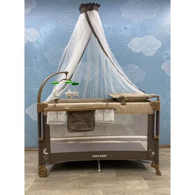 Детский манеж-кроватка Cool Baby AZR610