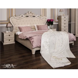 Набор мебели для спальни Era Mebel Afina, кремовый (шкаф 240x60x228.5 см, кровать 227x210x153 см, прикроватная тумба 49.5x50x50 см, комод 95x50x89 см, зеркало 96x80 см) Набор мебели для спальни Era Mebel Afina, кремовый (шкаф 240x60x228.5 см, кровать 227x210x153 см, прикроватная тумба 49.5x50x50 см, комод 95x50x89 см, зеркало 96x80 см)