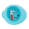 Термоустойчивая тарелка Chicco Warmy Plate, голубая, пластик, 6м+