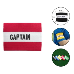 Капитанская повязка Colosseum ПВХ, диаметр 8-15 см/высота 8 см, красная Капитанская повязка Colosseum ПВХ, диаметр 8-15 см/высота 8 см, красная