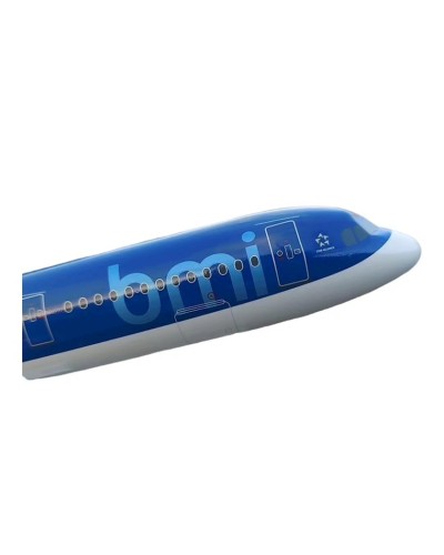 Kolleksiya fiquru Aircraft Model British Midland İnternational Airbus A 321, 44.5x33.5x18 sm, plastik