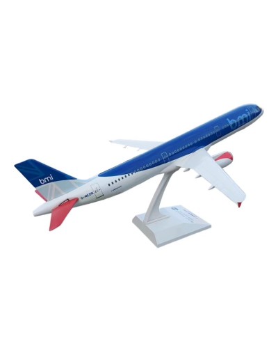 Kolleksiya fiquru Aircraft Model British Midland İnternational Airbus A 321, 44.5x33.5x18 sm, plastik