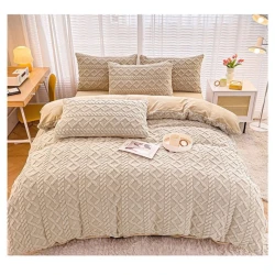 Комплект постельного белья Annaberry SHA-00003383, пододеяльник 200x230 см, простыня 230x250 см, наволочка 50х70 см (2 шт), двуспальный, бамбук, разноцветный