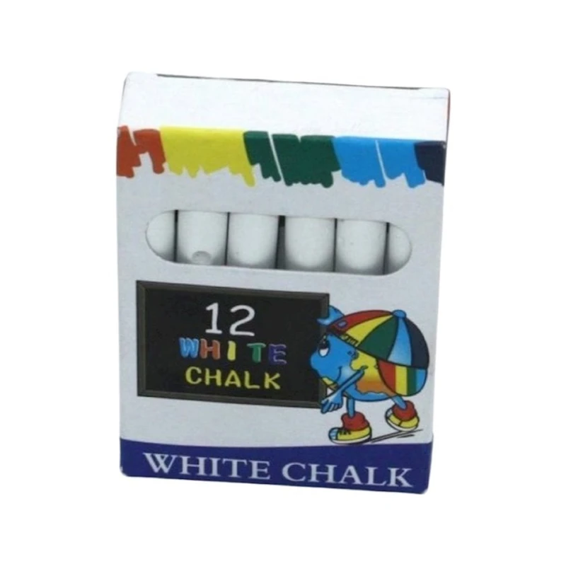 Набор мела OOTDTY, белый, 12шт Набор мела OOTDTY, белый, 12шт